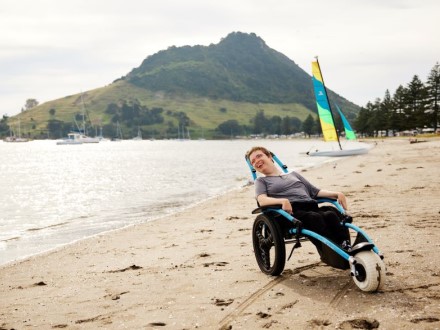Beach wheelchair