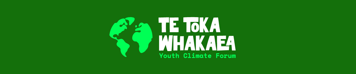 Te Toka Whakaea – Youth Climate Forum banner