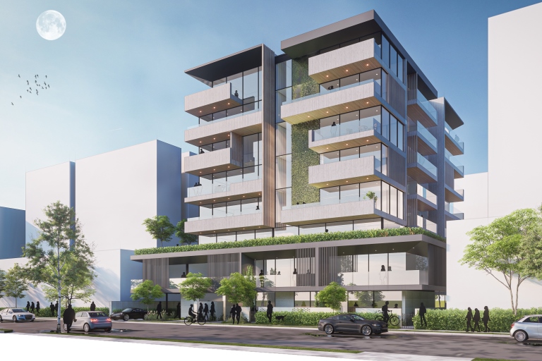 8 storey apartments