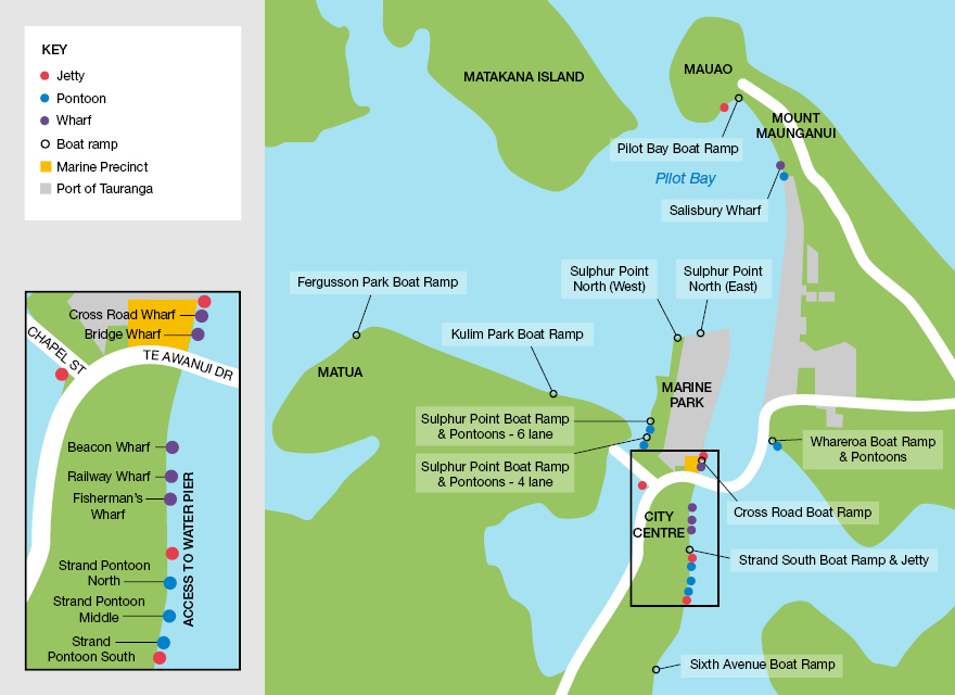 Marine Facilities map Marine Facilities map