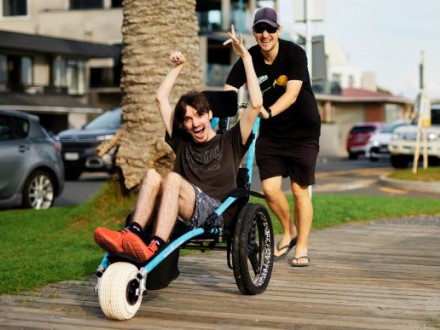 Beach wheelchair