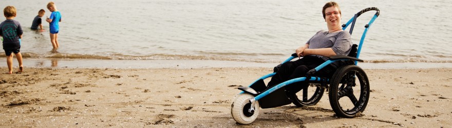 Beach wheelchair