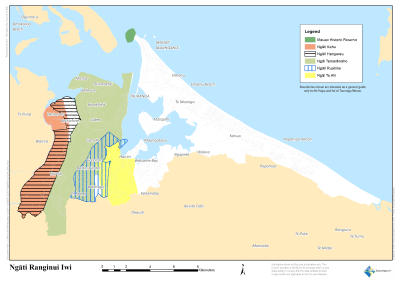 Ngatai Ranginui Iwi map