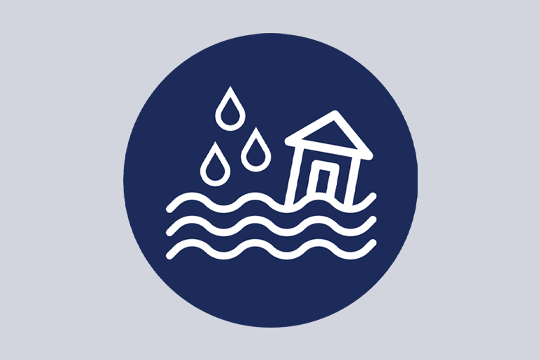 Flooding from rainfall