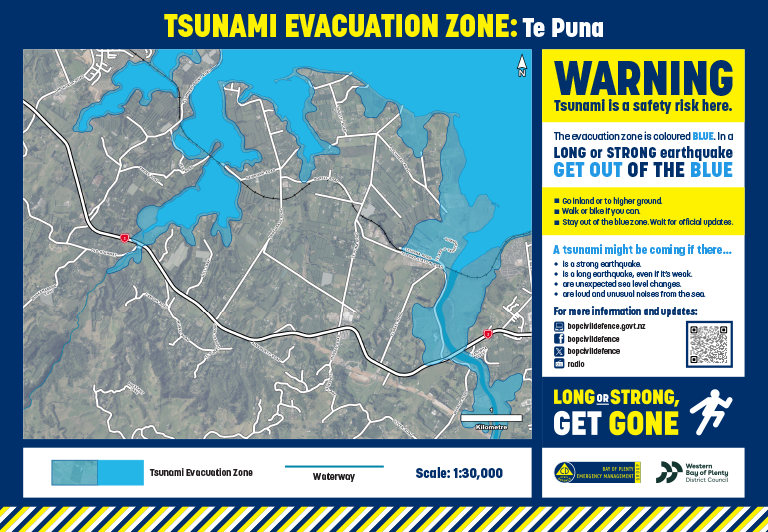 Te Puna map