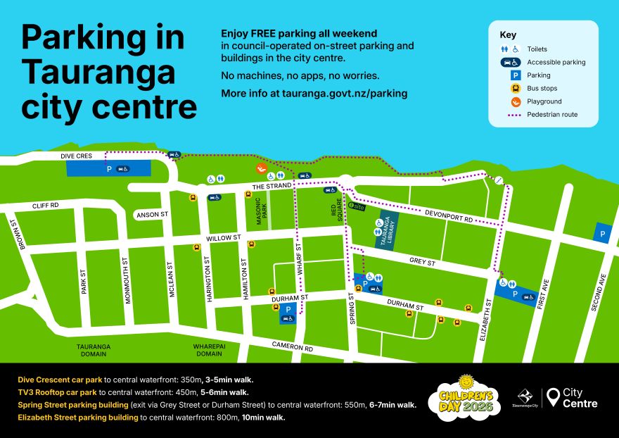 Parking in Tauranga City Centre
