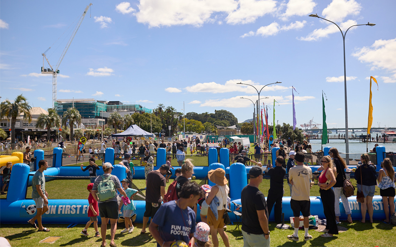 Crowd at Children's Day