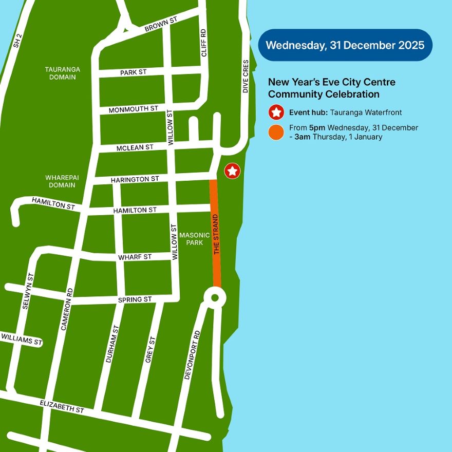 New years eve events map