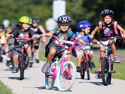 Kids biking Kids biking