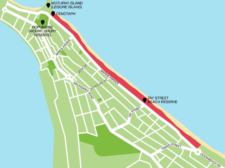 Marine Parade Coastal map Marine Parade Coastal map
