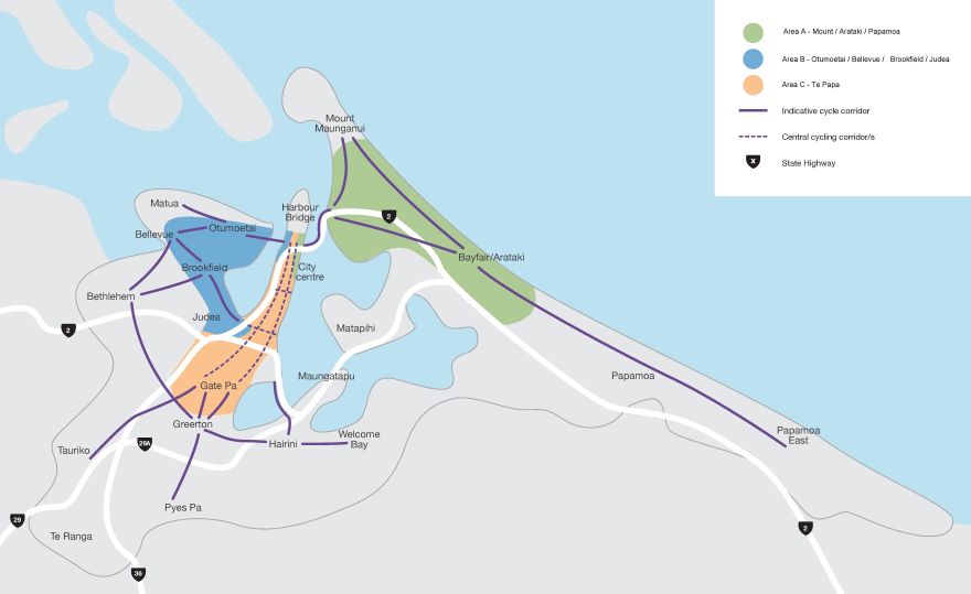 Accessible streets - Otumoetai map