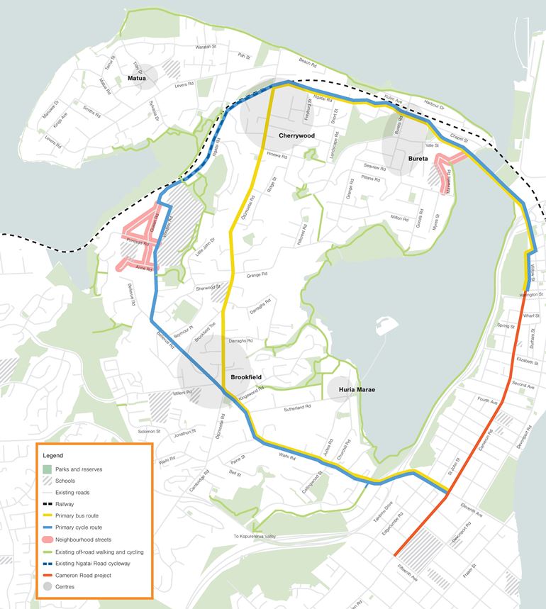 Accessible Streets - Otumoetai map Accessible Streets - Otumoetai map