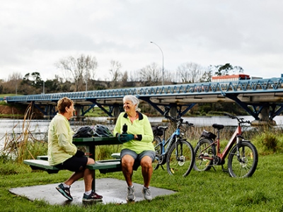 The last section will complete the 19km Ōmokoroa to Tauranga cycleway which is used for recreation, tourism and commuter cycling The last section will complete the 19km Ōmokoroa to Tauranga cycleway which is used for recreation, tourism and commuter cycling