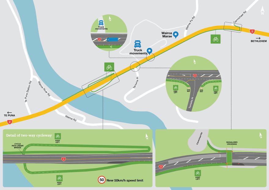 Wairoa cyclemap Wairoa cyclemap