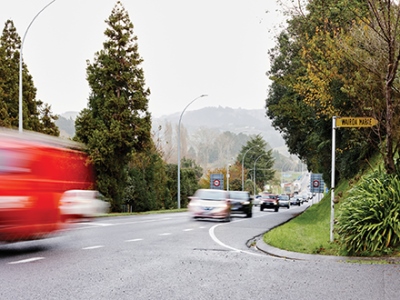 The cycleway will avoid cyclists sharing the road with trucks and cars The cycleway will avoid cyclists sharing the road with trucks and cars
