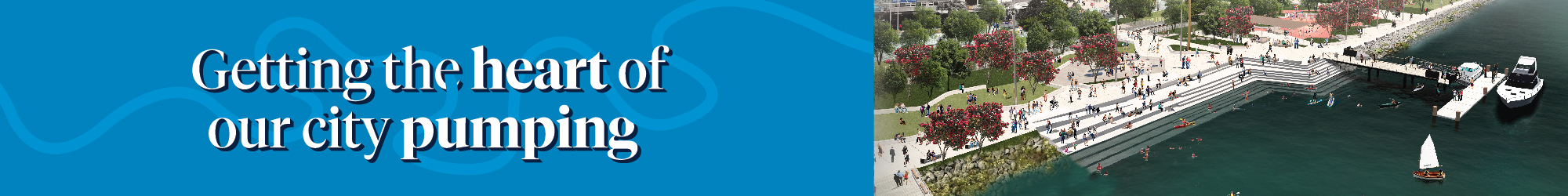 Waterfront banner