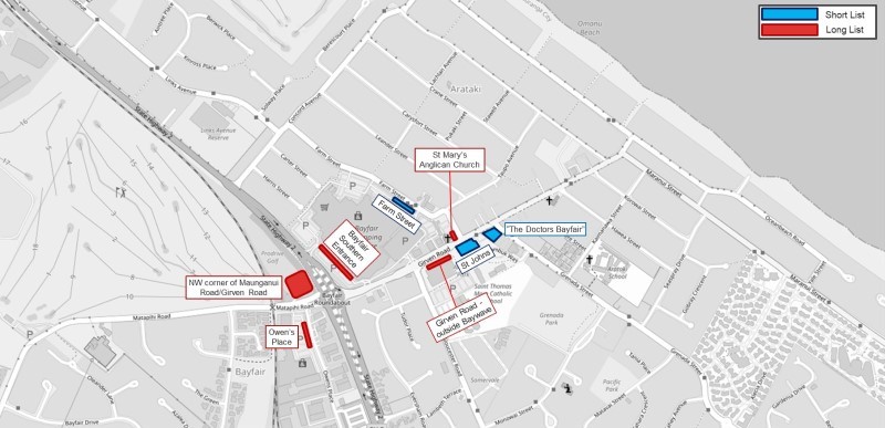 Arataki bus facility short list Arataki bus facility short list