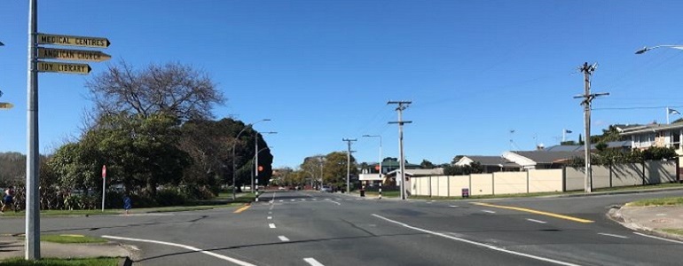 Bureta Road / Vale Street intersection Bureta Road / Vale Street intersection