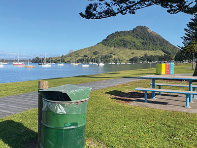 Pilot Bay Public bins