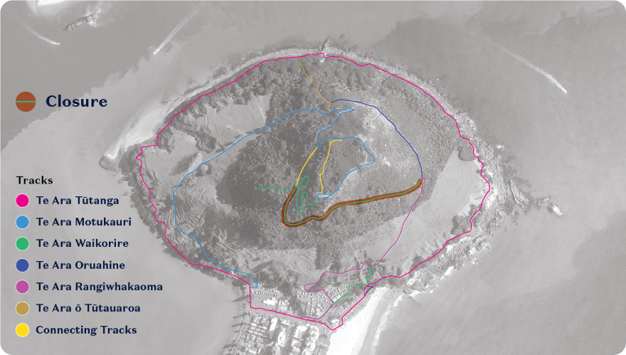 Mauao closure map