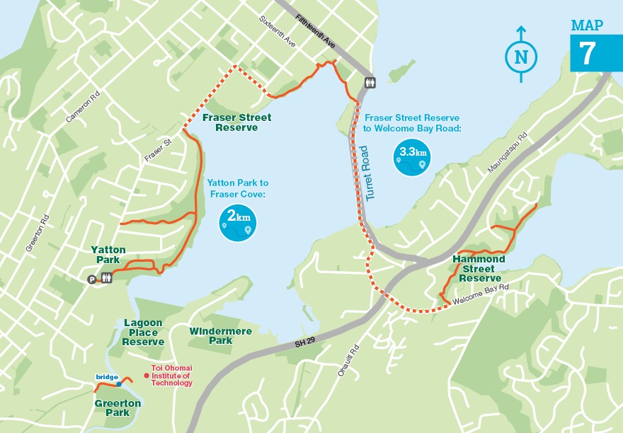 Waimapu estuary map