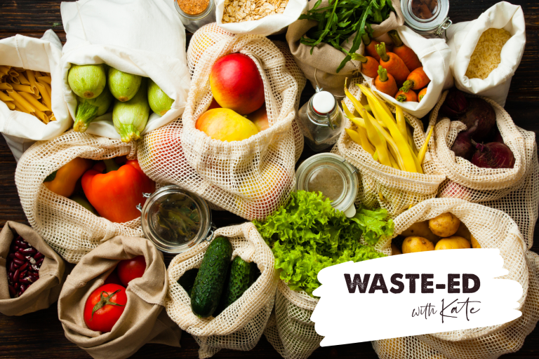 Variety of food items on a table