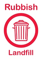 Landfill rubbish