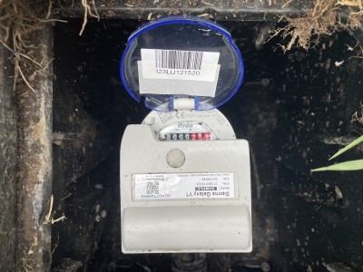 Remote water meter