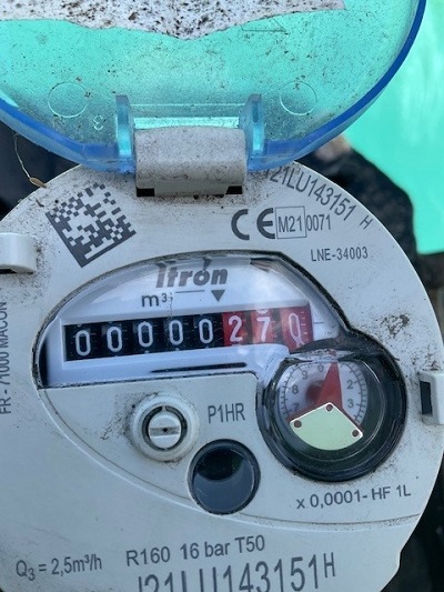 Water meter example image