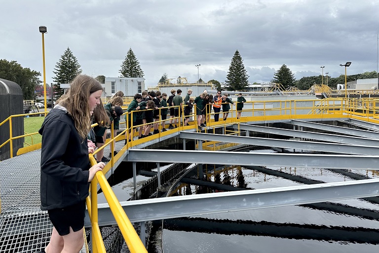 Stream cleanups and treatment plant tours