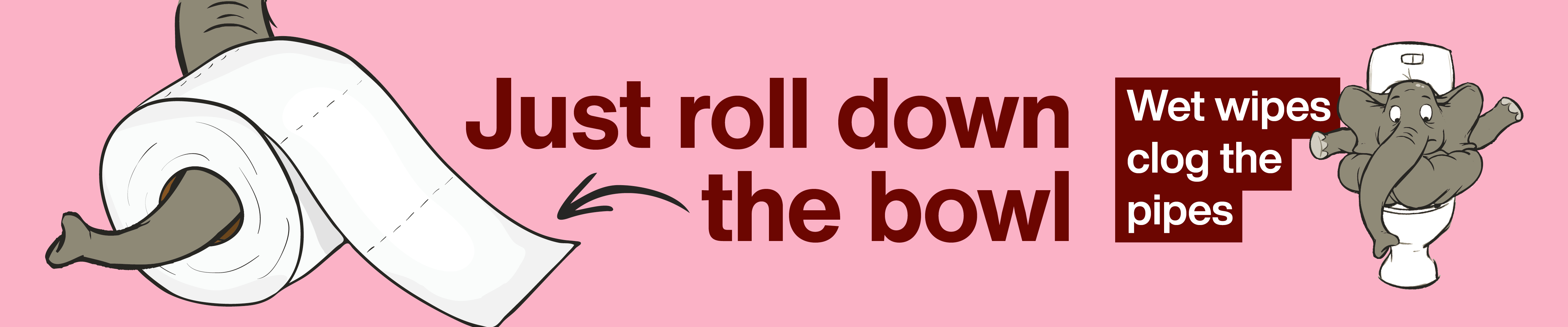 Save our pipes from wipes banner